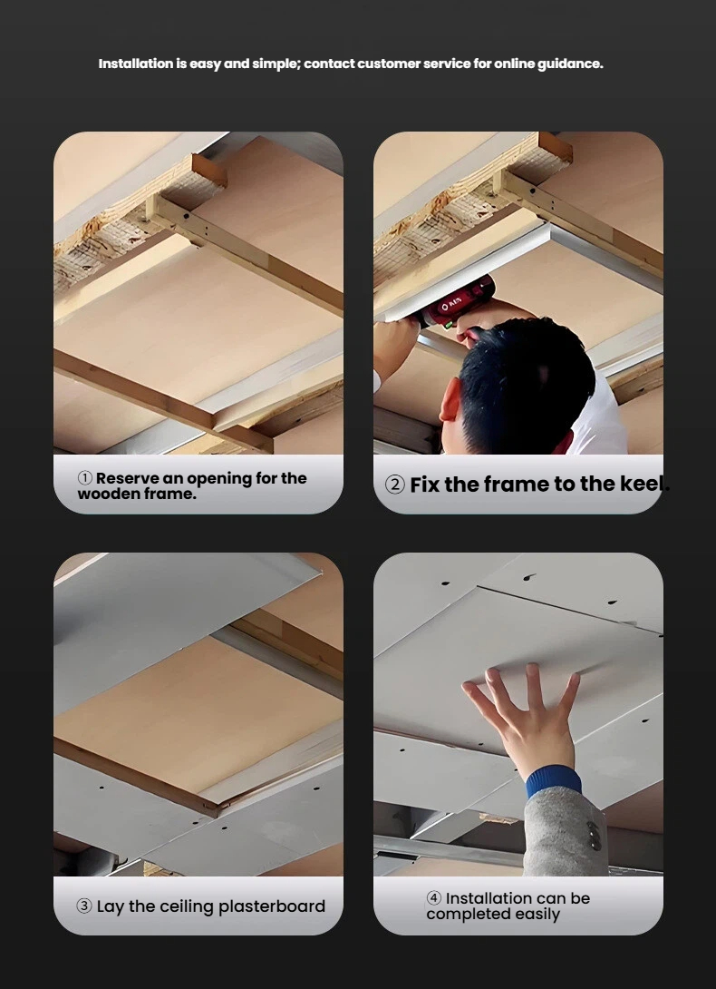 天井HVACメンテナンス用凹型ドライウォールアクセスドア