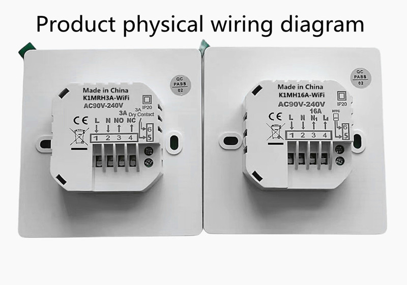 モデルK1MボタンWiFiサーモスタット